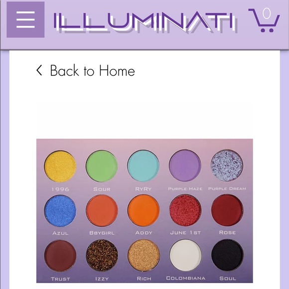 Illuminati X ISA Glam Palette - Picture 2 of 5